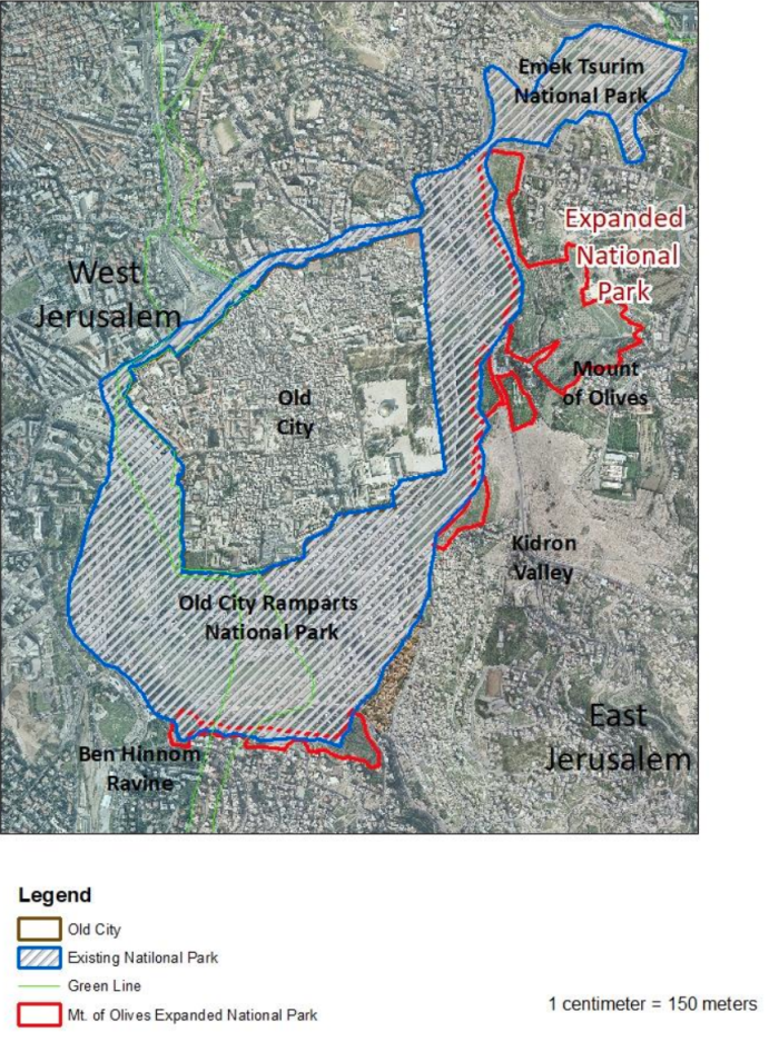 Les terres de l'église de Jérusalem-Est menacées par le projet d'extension du parc national