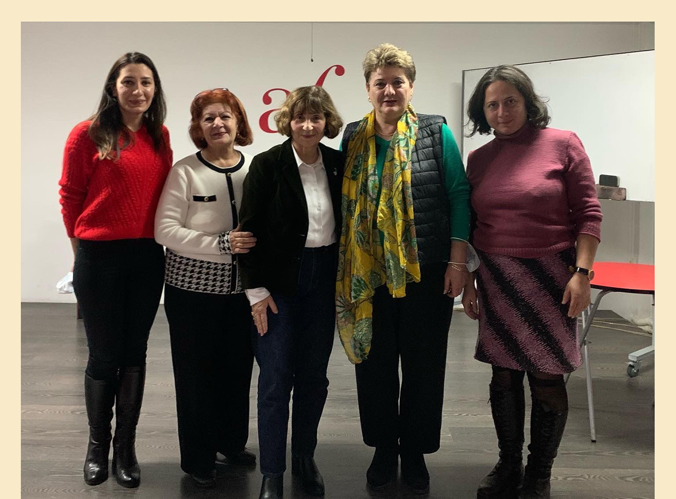 Ariane Ascaride à l’Alliance française d’Arménie