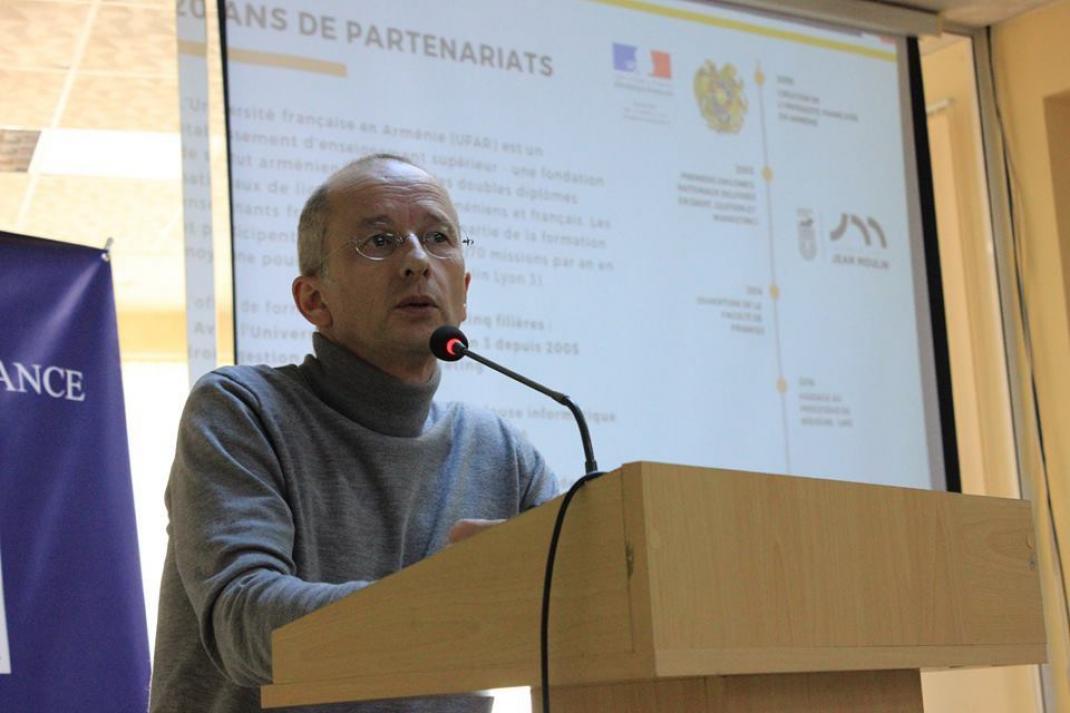 Jean-Marc Lavest,recteur de l’Université française en Arménie