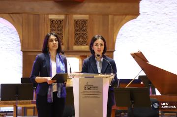 La ministre de l’Éducation, des Sciences, de la Culture et des Sports, Mme Zhanna Andreasyan