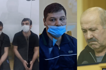 De gauche à droite: Gevorg Soudjian & David Davtyan; Viken Euldzekdzian,Vagif Khachaturyan