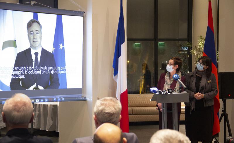 © Olivier Merlet - Intervention vidéo transmise de Jean-Baptiste Lemoyne, ministre délégué chargé du tourisme; des Français de l'étranger, de la francophonie et des petites et moyennes entreprises