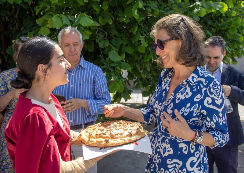 Lors d'un déplacement à Syunik, en juin 2025