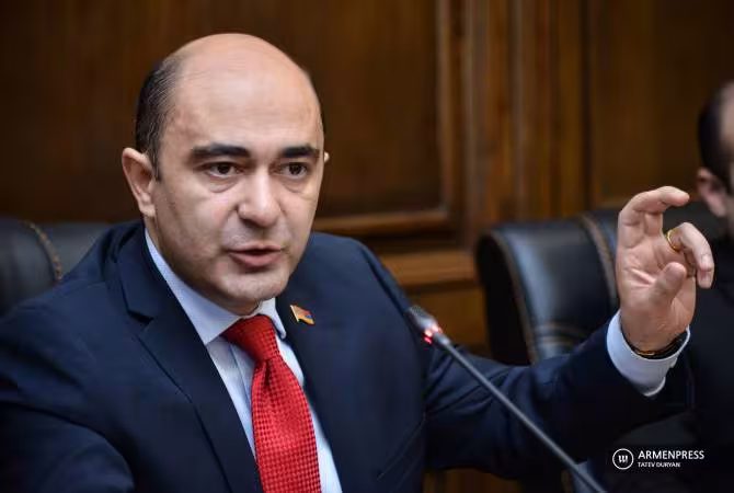Edmon Marukyan a publié 6 points du traité de paix soumis par l’Arménie à l’Azerbaïdjan