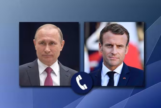 Poutine et Macron s'accordent sur la coordination des différents aspects du règlement du Haut- Karabagh