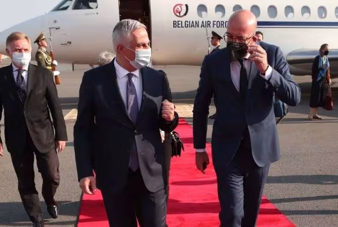 Le Président du Conseil européen Charles Michel est en Arménie