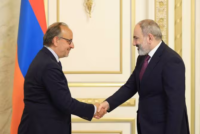 Nikol Pashinyan a accueilli le Directeur exécutif de la Fondation ALIPH, Valéry Freland