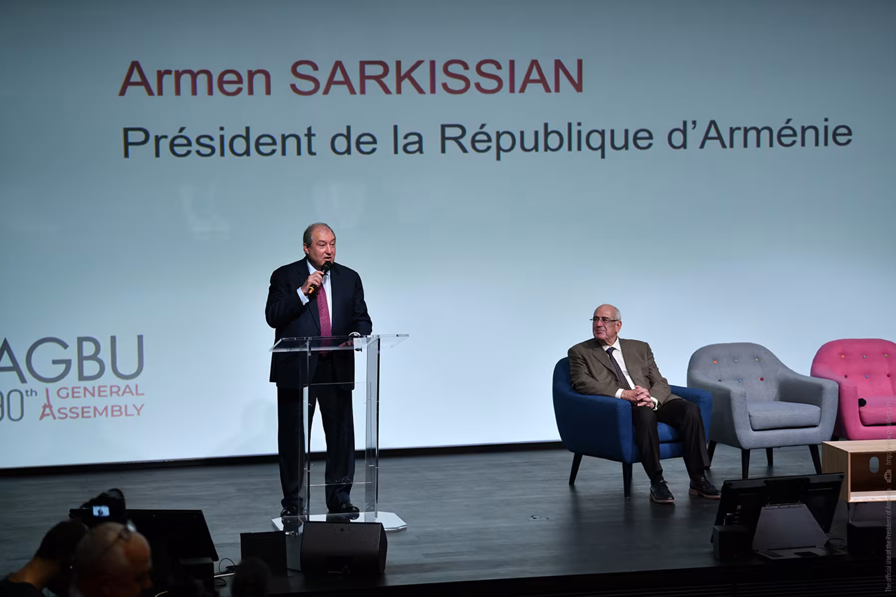 « L'innovation est la locomotive du futur » : quelques idées du discours du président arménien Armen Sarkissian à Paris