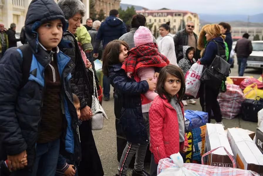 Une personne sur trois déplacée du Haut-Karabakh est un enfant